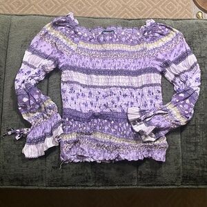 Vintage Y2K LIMITED TOO Flower Long Sleeve Girls 14/Womens XS